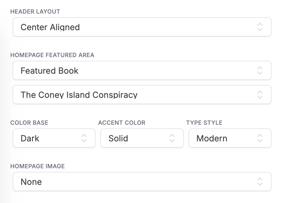 Web builder controls